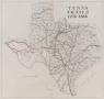 Map: Texas Trails: 1716-1886