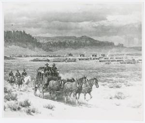 [Photograph of a Stagecoach]