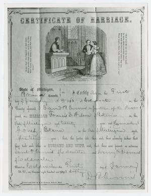 [Photograph of Marriage Certificate]