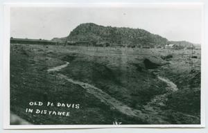 Primary view of object titled '[Photograph of Old Fort Davis]'.