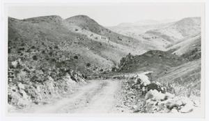 [Photograph of Road into Pinto Canyon]