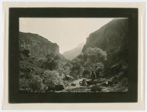 Primary view of object titled '[Photograph of Mexican Canyon in Lajitas, Texas]'.