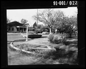 [Tippit Shooting, View of Tenth at Patton [Negative]]