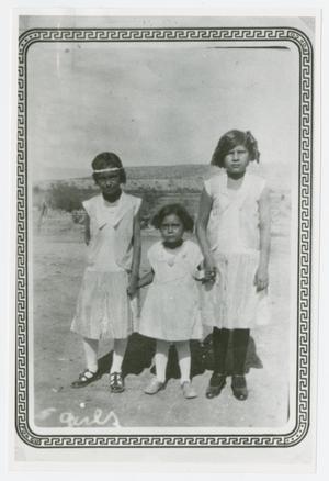 Primary view of object titled '[Portrait of the Delgadillo Sisters]'.