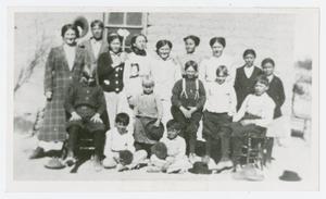 [Photograph of Students at Pinto Canyon School]