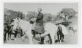 Photograph: [Photograph of Dora Wilson Riding a Horse]