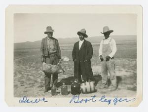 Primary view of object titled '[Photograph of O. C. Dowe and Bootleggers]'.