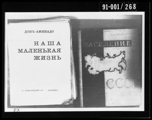 [Photograph of Two Books Removed from Oswald's Home]