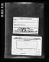 Thumbnail image of item number 1 in: '[Back of Selective Service and Active Duty Cards]'.