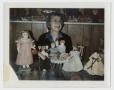 Photograph: [Photograph of Ida Mae Pruett with Her Dolls]