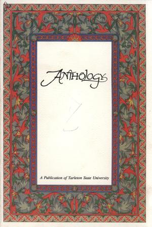 Primary view of object titled 'Anthology, Volume 2, Spring 1996'.