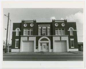 Primary view of object titled '[Houston Fire Station No. 7 Photograph #3]'.