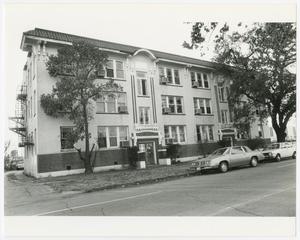 Primary view of object titled '[Sheridan Apartments Photograph #1]'.