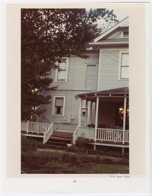 Primary view of object titled '[David Barker House Photograph #6]'.