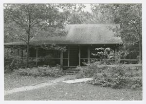 Primary view of object titled '[Moore Log House Photograph #1]'.