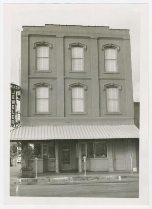 Primary view of object titled '[Former Bank Building of Giddings & Giddings Photograph #1]'.