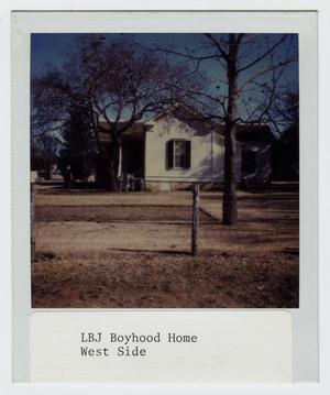 [L. B. J. Boyhood Home Photograph #5]