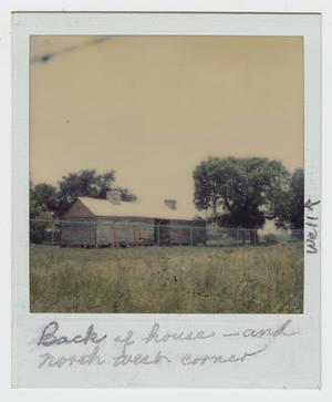 Primary view of object titled '[Claiborne Kyle Log House Photograph #2]'.