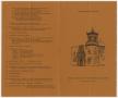 Thumbnail image of item number 3 in: '[Pamphlet: Commemorating 250 years: Mission San Jose y San Miguel de Aguayo]'.