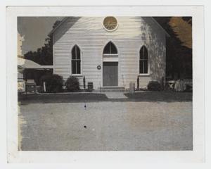 Primary view of object titled '[Utopia Methodist Church Photograph #1]'.