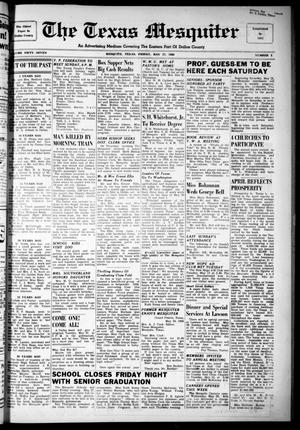 The Texas Mesquiter. (Mesquite, Tex.), Vol. 57, No. 3, Ed. 1 Friday, May 27, 1938