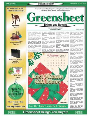 Greensheet (Houston, Tex.), Vol. 36, No. 546, Ed. 1 Wednesday, December 21, 2005