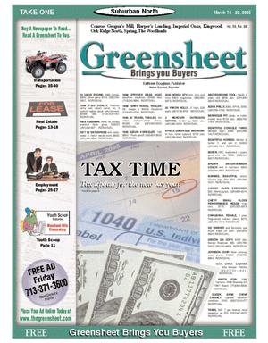 Greensheet (Houston, Tex.), Vol. 36, No. 66, Ed. 1 Wednesday, March 16, 2005