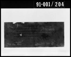 Document Removed from Oswald's Home