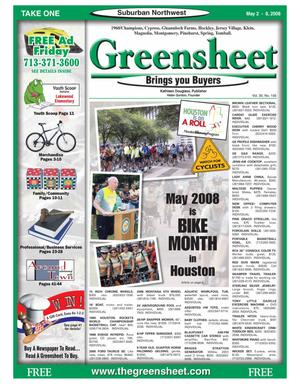Greensheet (Houston, Tex.), Vol. 39, No. 156, Ed. 1 Friday, May 2, 2008