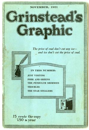 Primary view of object titled 'Grinstead's Graphic, Volume 1, Number 11, November 1921'.