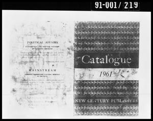 Catalogue from Oswald's Home