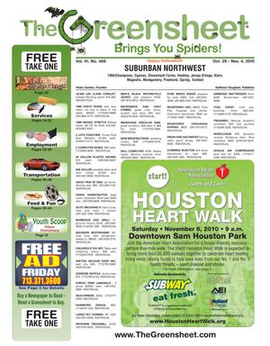 The Greensheet (Houston, Tex.), Vol. 41, No. 468, Ed. 1 Friday, October 29, 2010