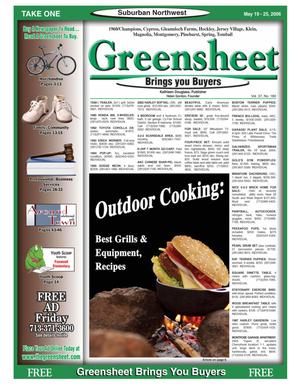 Primary view of object titled 'Greensheet (Houston, Tex.), Vol. 37, No. 180, Ed. 1 Friday, May 19, 2006'.