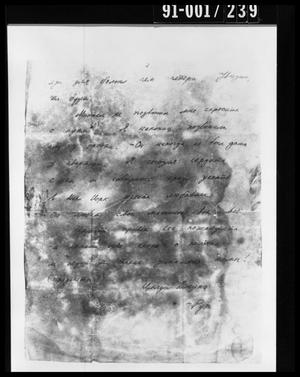 Handwritten Document Removed from Oswald's Home