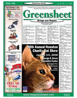 Greensheet (Houston, Tex.), Vol. 38, No. 558, Ed. 1 Wednesday, December 26, 2007