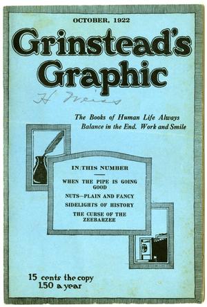 Primary view of object titled 'Grinstead's Graphic, Volume 2, Number 10, October 1922'.