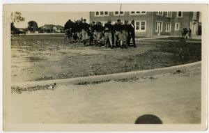 Primary view of object titled '1925 Schreiner Football Team in the Quad'.