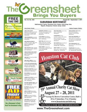 The Greensheet (Houston, Tex.), Vol. 42, No. 360, Ed. 1 Friday, August 26, 2011