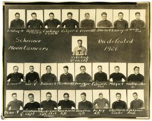 1926 Schreiner Mountaineers Football Squad
