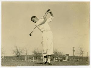 1930's Golfer During a Swing