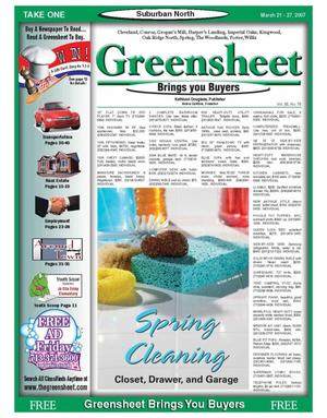 Greensheet (Houston, Tex.), Vol. 38, No. 78, Ed. 1 Wednesday, March 21, 2007