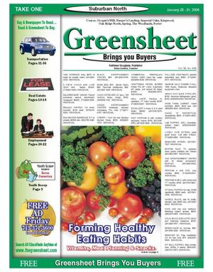 Greensheet (Houston, Tex.), Vol. 36, No. 606, Ed. 1 Wednesday, January 25, 2006