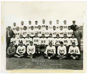 1940 Schreiner Institute Football Team: Conference Champions