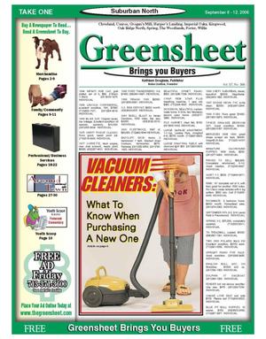Greensheet (Houston, Tex.), Vol. 37, No. 366, Ed. 1 Wednesday, September 6, 2006