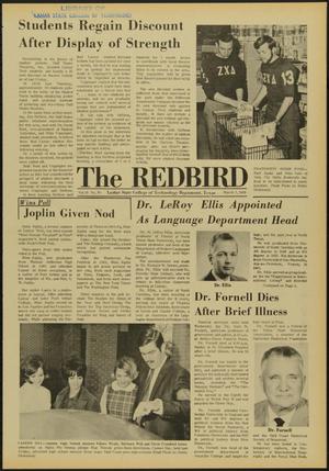 The Redbird (Beaumont, Tex.), Vol. 19, No. 20, Ed. 1 Friday, March 7, 1969