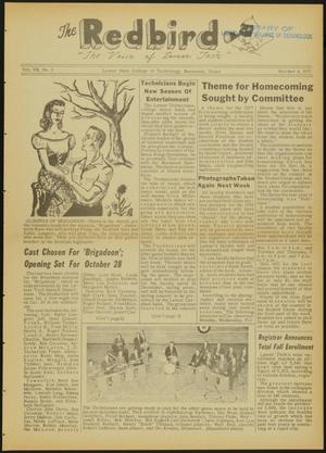 The Redbird (Beaumont, Tex.), Vol. 7, No. 3, Ed. 1 Friday, October 4, 1957