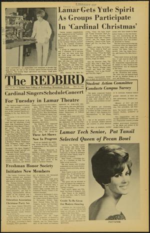 Primary view of object titled 'The Redbird (Beaumont, Tex.), Vol. 18, No. 12, Ed. 1 Friday, December 8, 1967'.