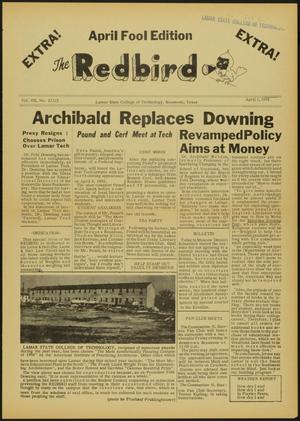 Primary view of object titled 'The Redbird (Beaumont, Tex.), Vol. 7, No. 23 1/2, Ed. 1 Tuesday, April 1, 1958'.
