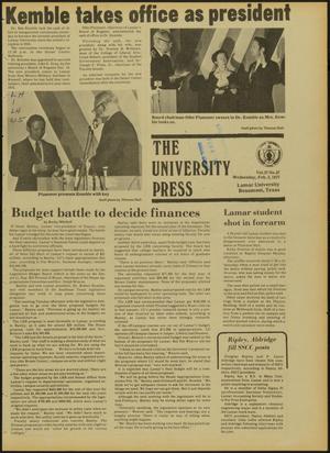 The University Press (Beaumont, Tex.), Vol. 27, No. 27, Ed. 1 Wednesday, February 2, 1977