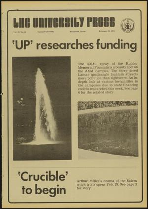 The University Press (Beaumont, Tex.), Vol. 24, No. 16, Ed. 1 Friday, February 22, 1974